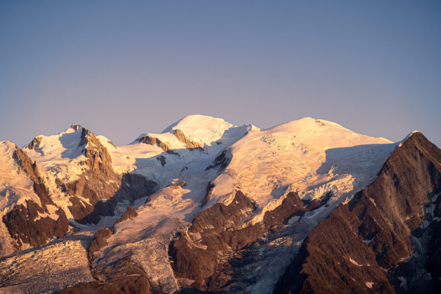 Les glaciers du Mont Blanc