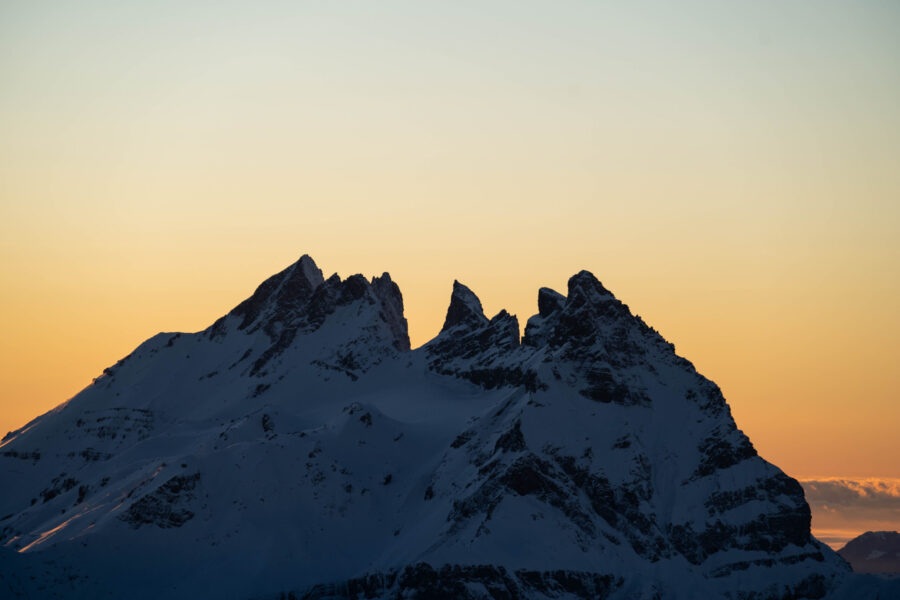 Trône de lumière - les Dents du Midi