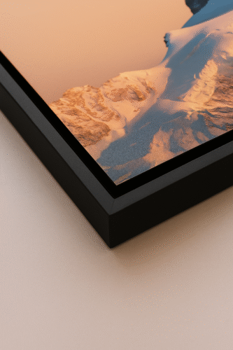 Caisse americaine en bois noir