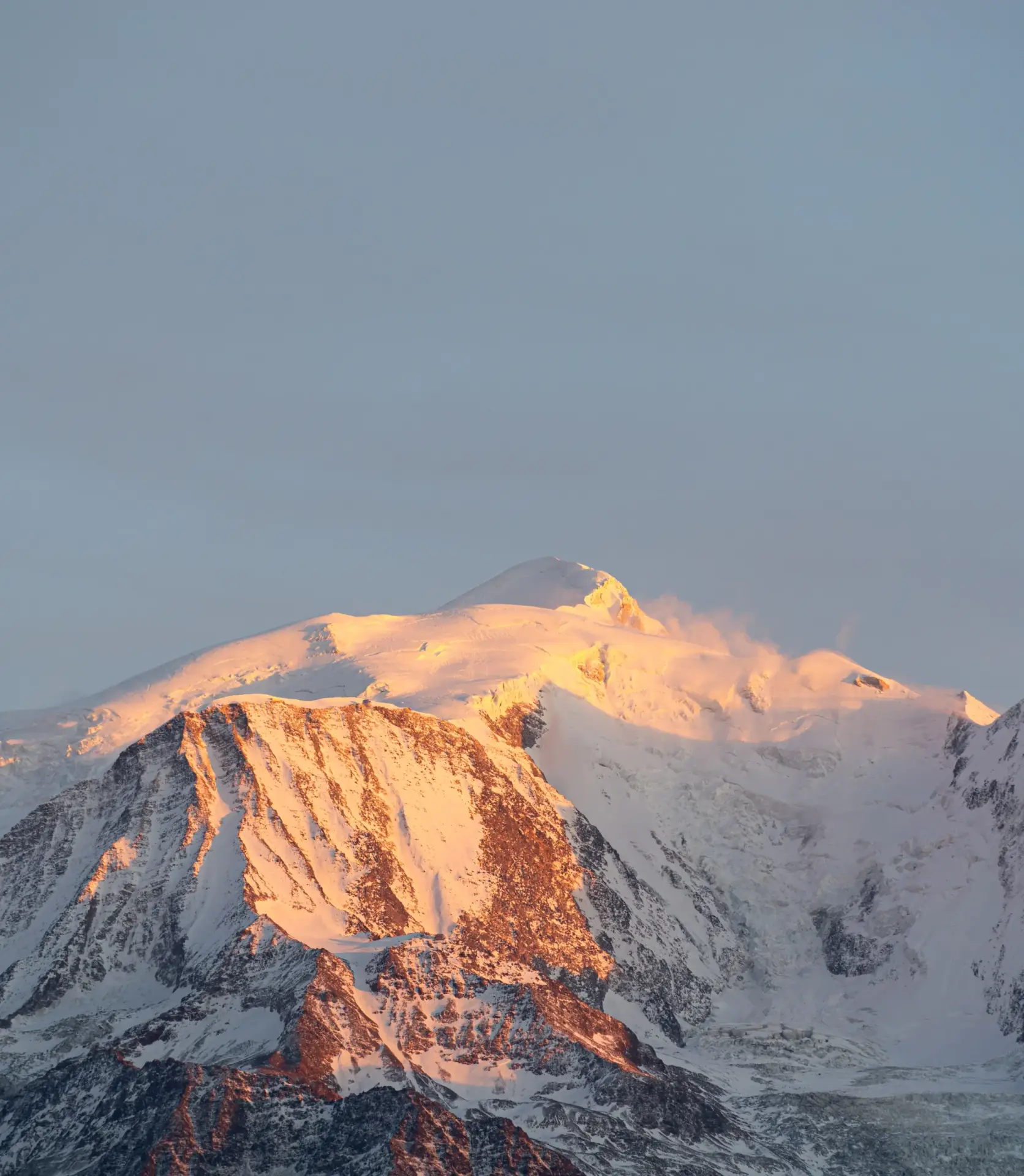 Dernière lumière sur le toit de l’Europe