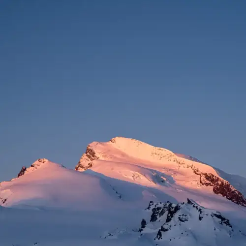 Premières lumières sur le Strahlhorn